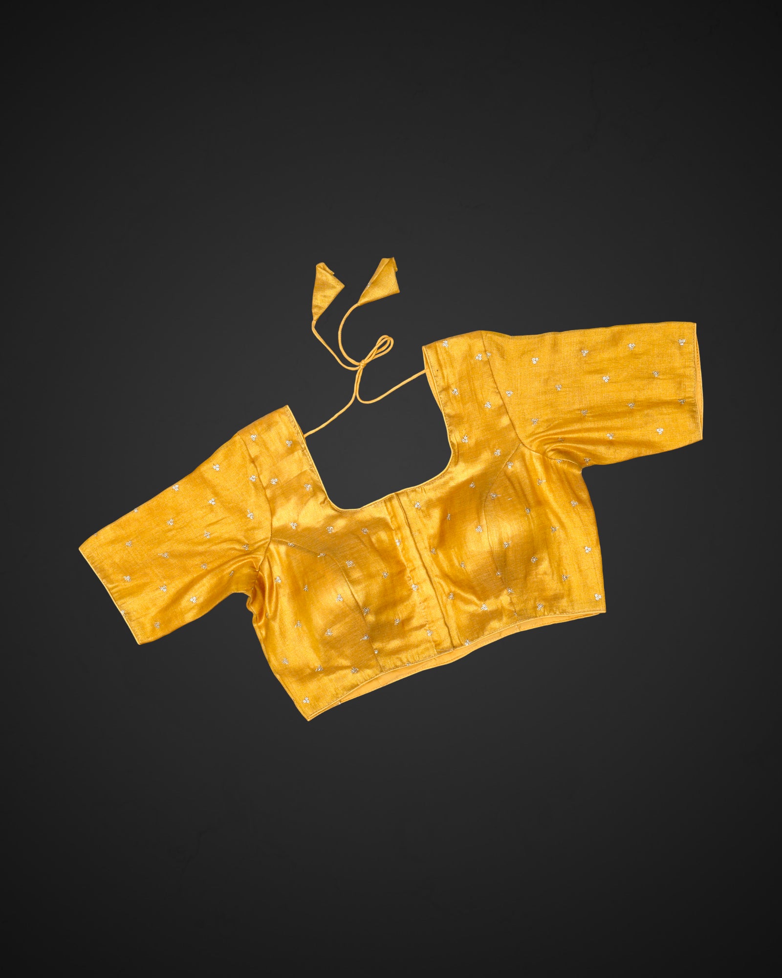 U Neck Cotton Readymade Blouse