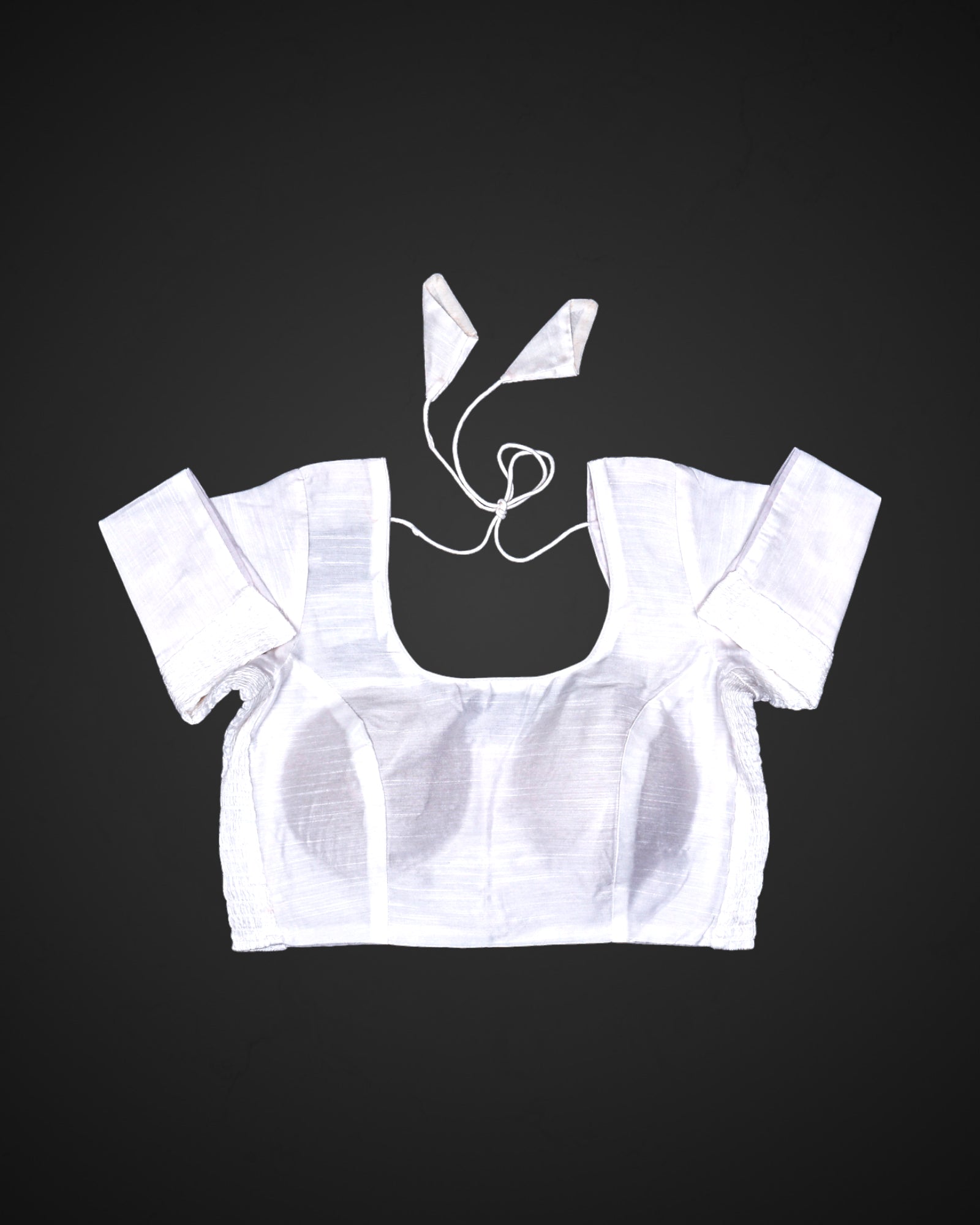 Tussar Silk Embroidered Readymade Blouse