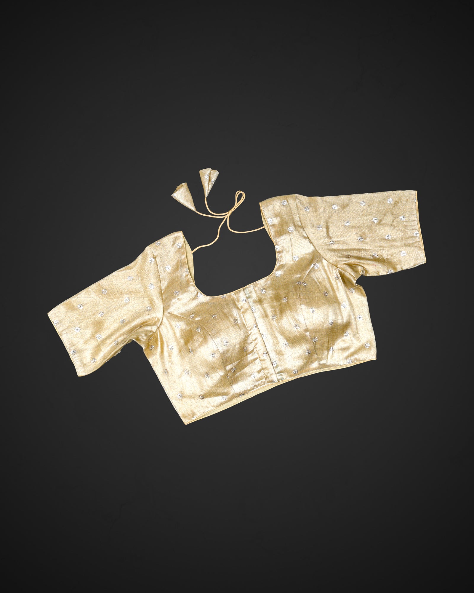 U Neck Cotton Readymade Blouse