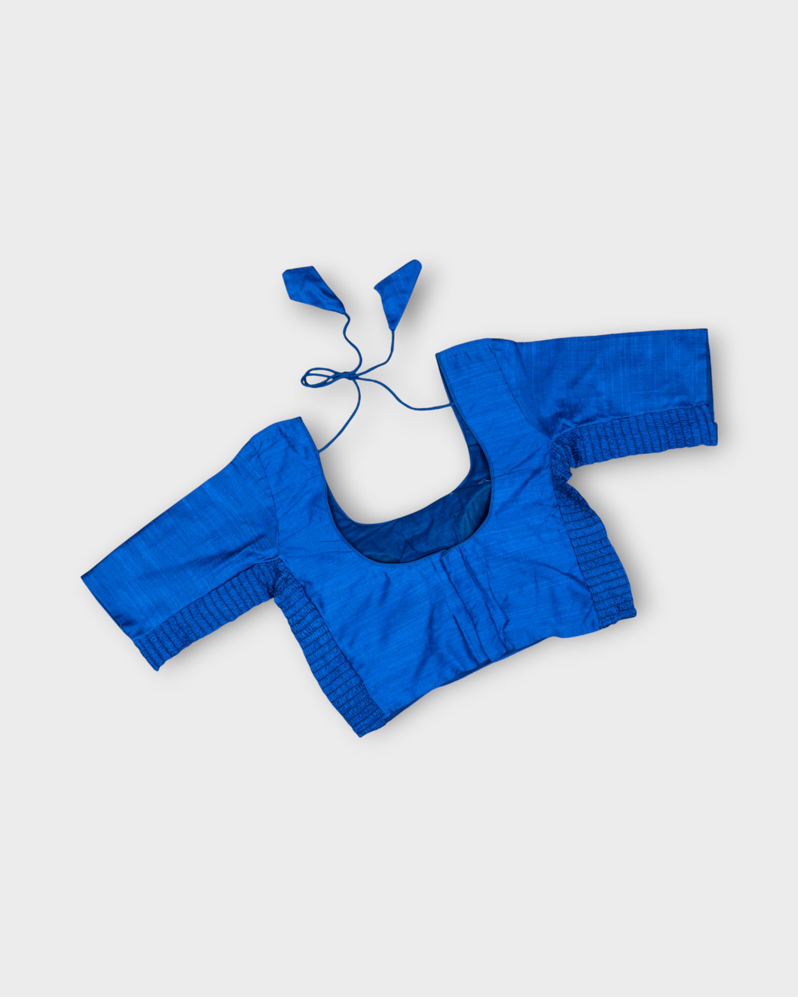 Tussar Silk Embroidered Readymade Blouse