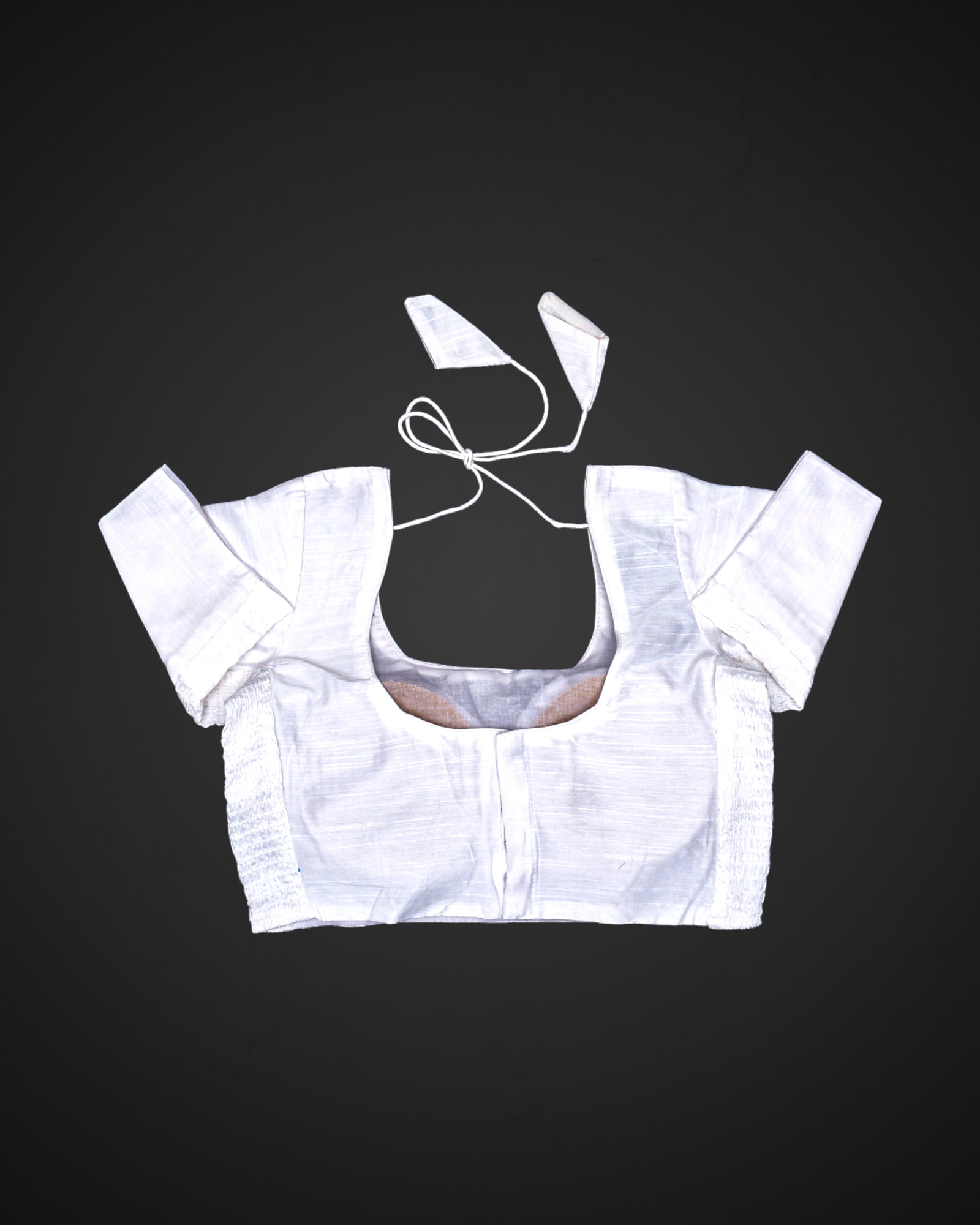 Tussar Silk Embroidered Readymade Blouse