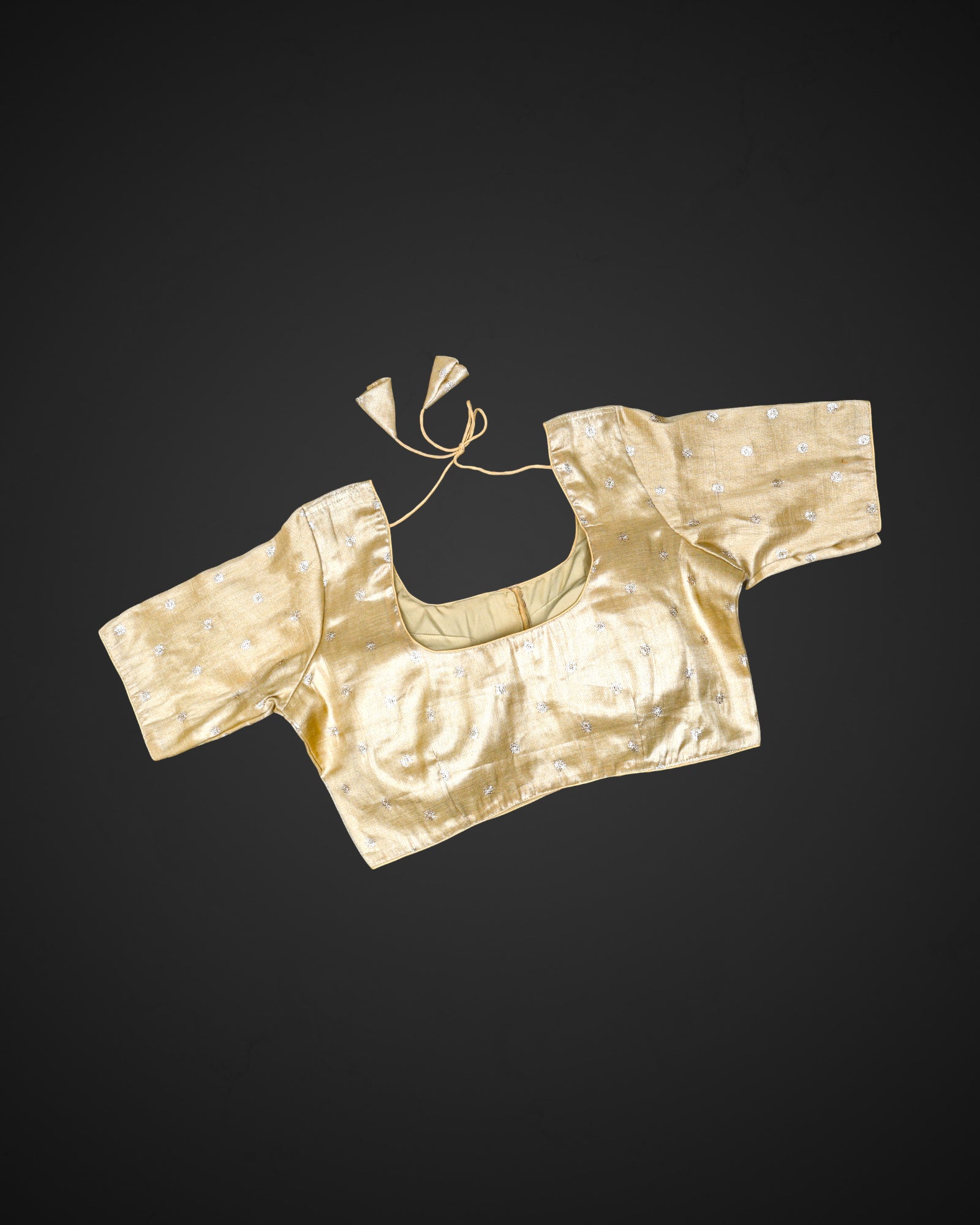 U Neck Cotton Readymade Blouse