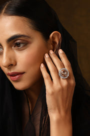 Topaz Twilight Zirconia Ring - Dyulokha