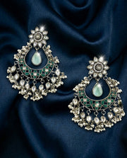 Teal Blossom Chandbalis