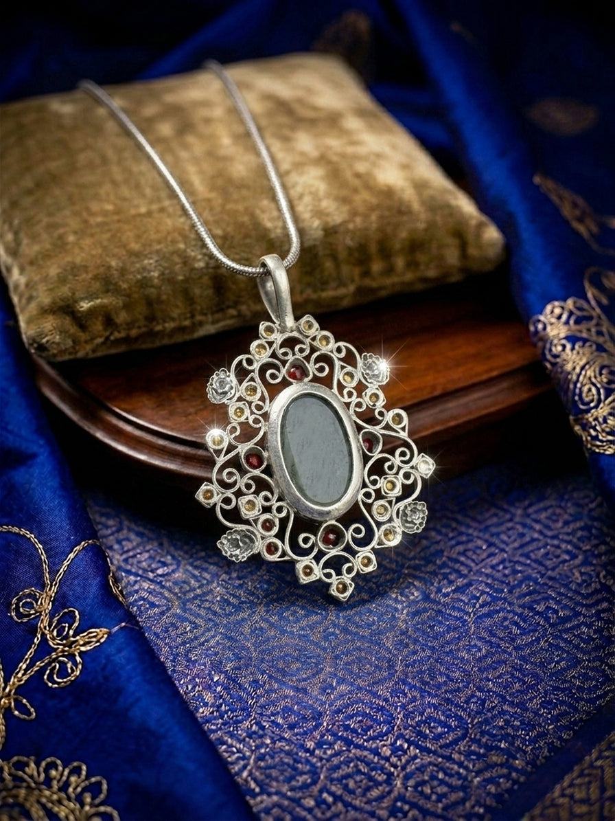 Touch of Color Pendant with Chain