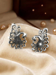 Dancing Peacock Studs