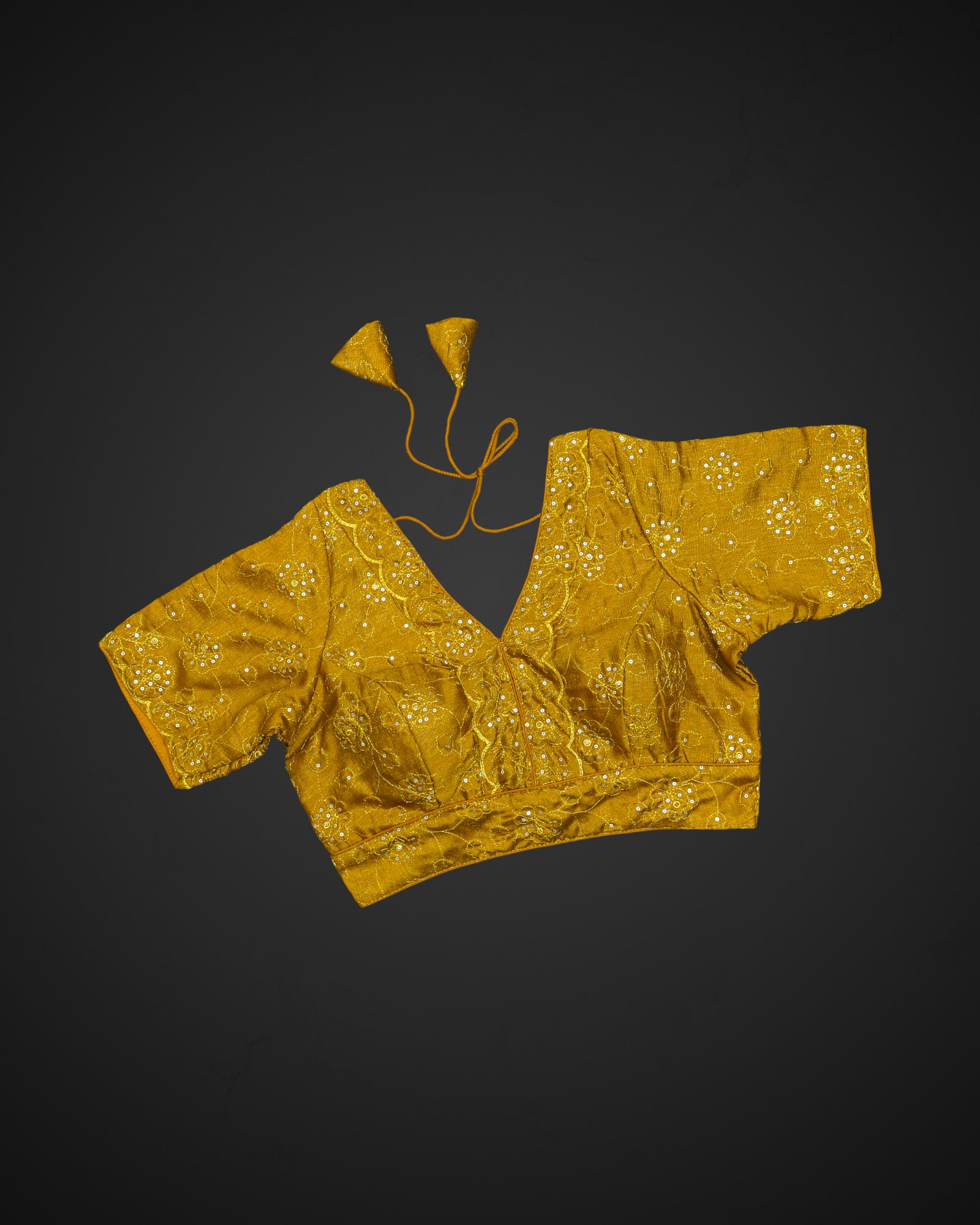 Silk Serenity Solid Color Readymade Blouse