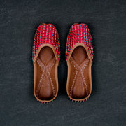 Rani Pink Two Tone Traditional Jutti