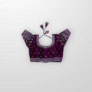 Silk U Neck Readymade Blouse
