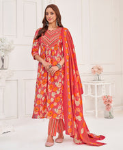 Contemporary Floral Print Kurta