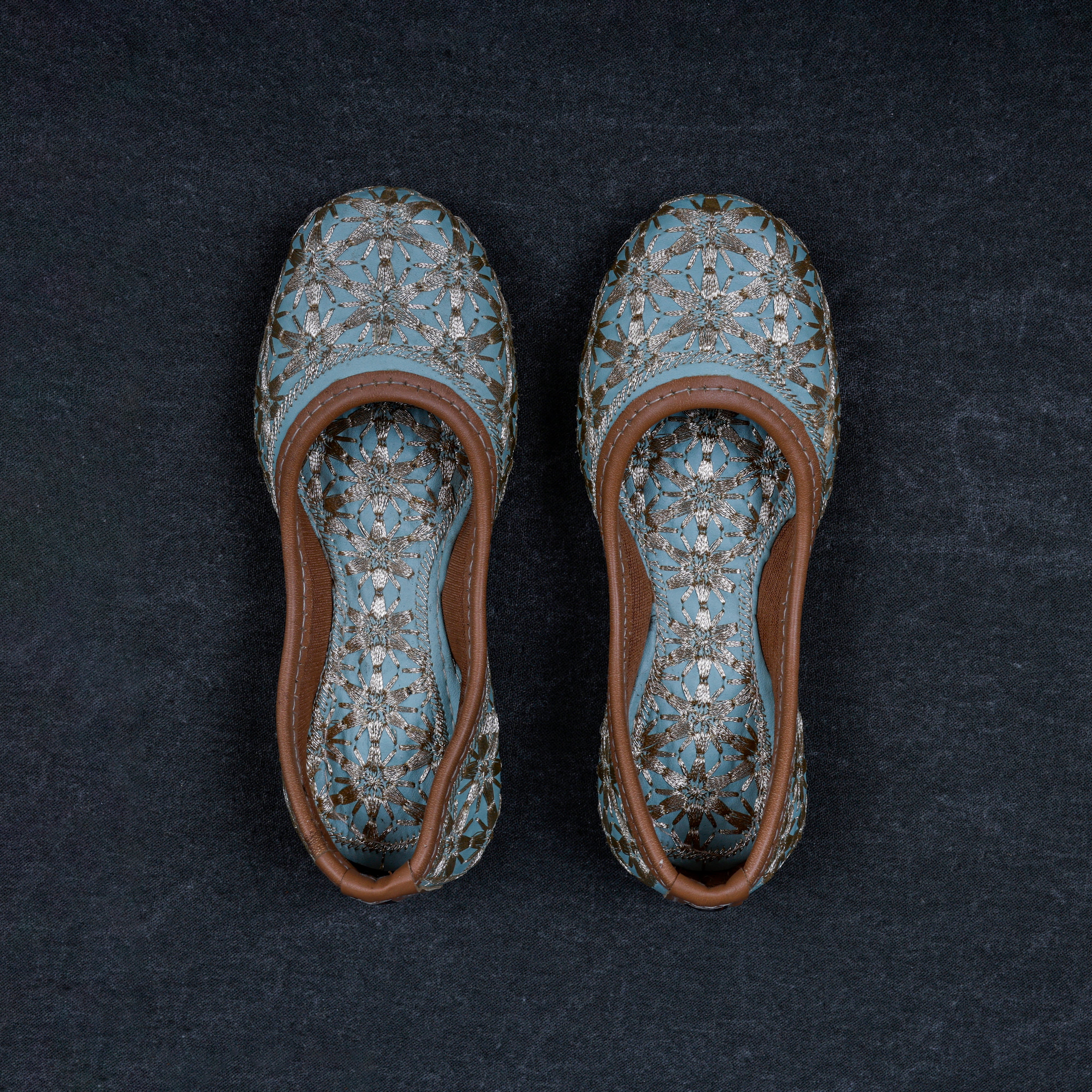 Pista Green Traditional Comfortable Jutti