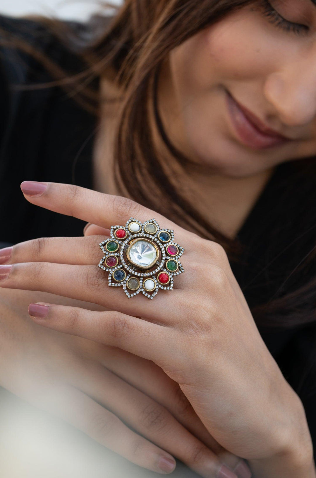 Navratan Splendor Ring