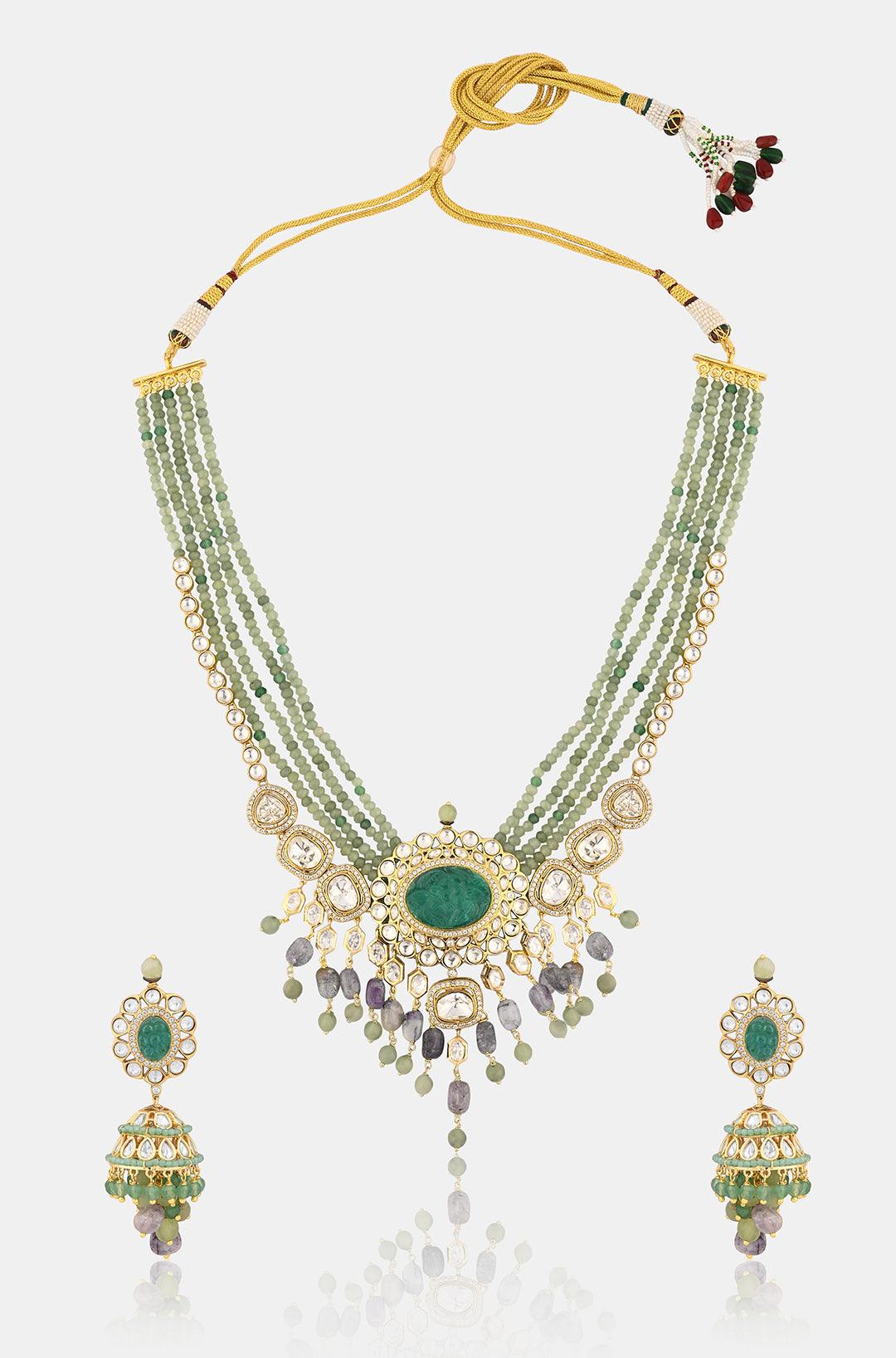 Lustrous Layers Emerald Ranihaar - Dyulokha