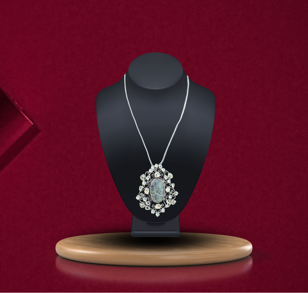 Touch of Color Pendant with Chain