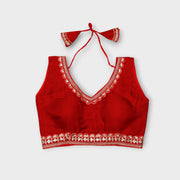 Phantom Silk V Neck Readymade Blouse