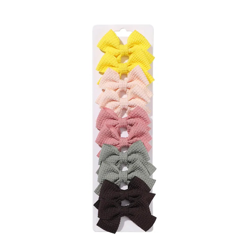 Multicolor Bow Knot Hair Clip for Girls
