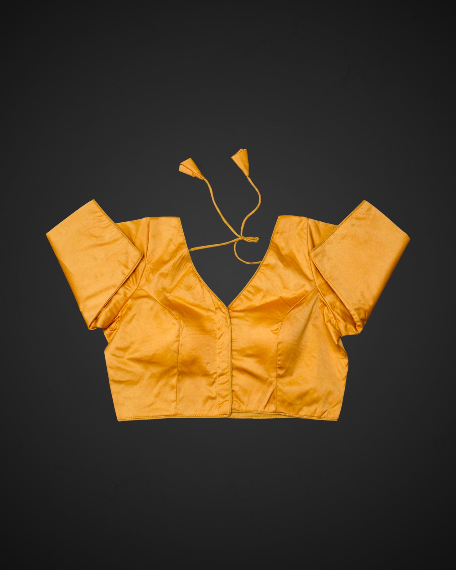 Silk U Neck Half Sleeve Readymade Blouse