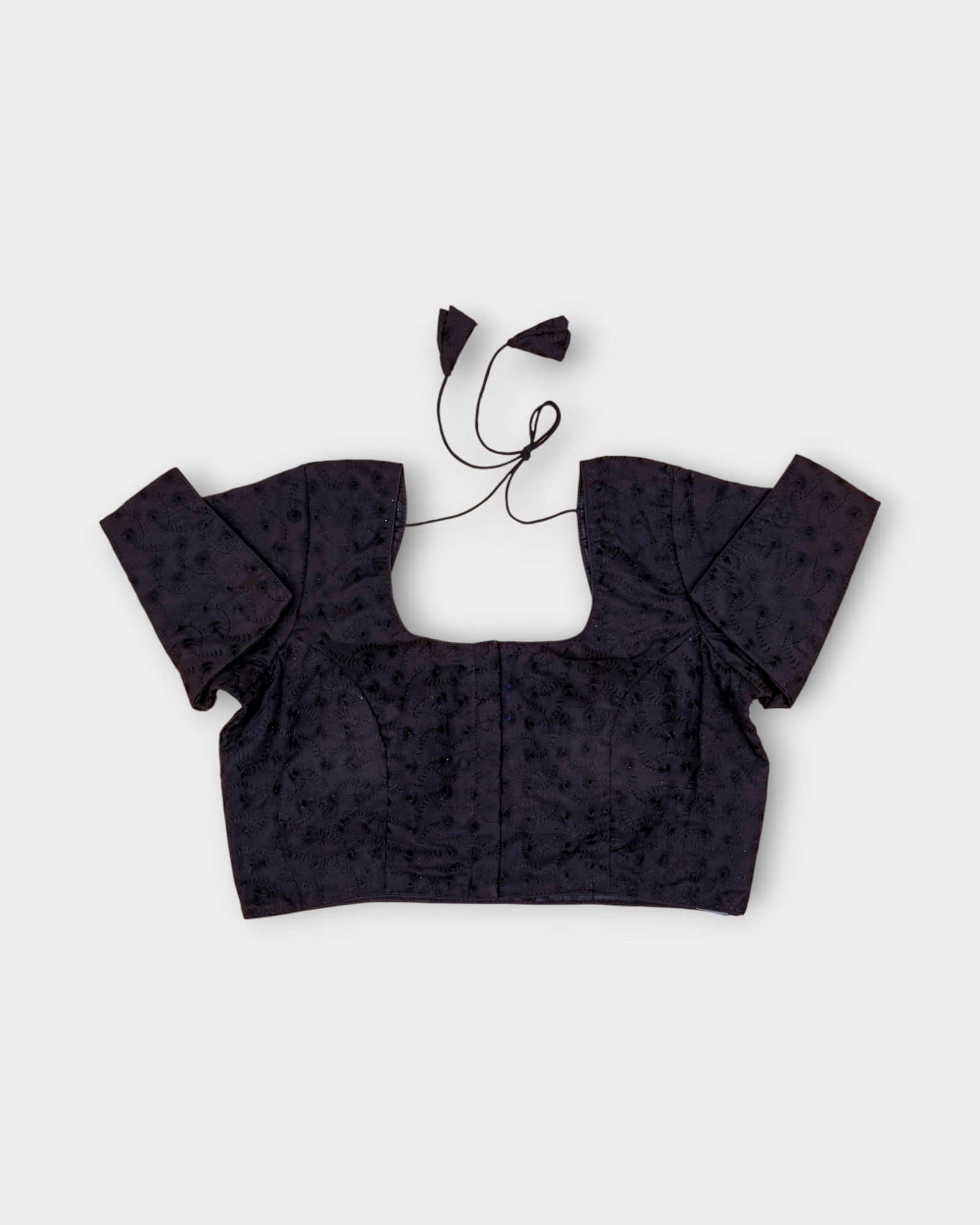 Cotton U Neck Readymade Blouse