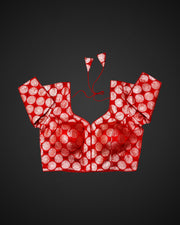 Dola Silk Deep Back Readymade Blouse