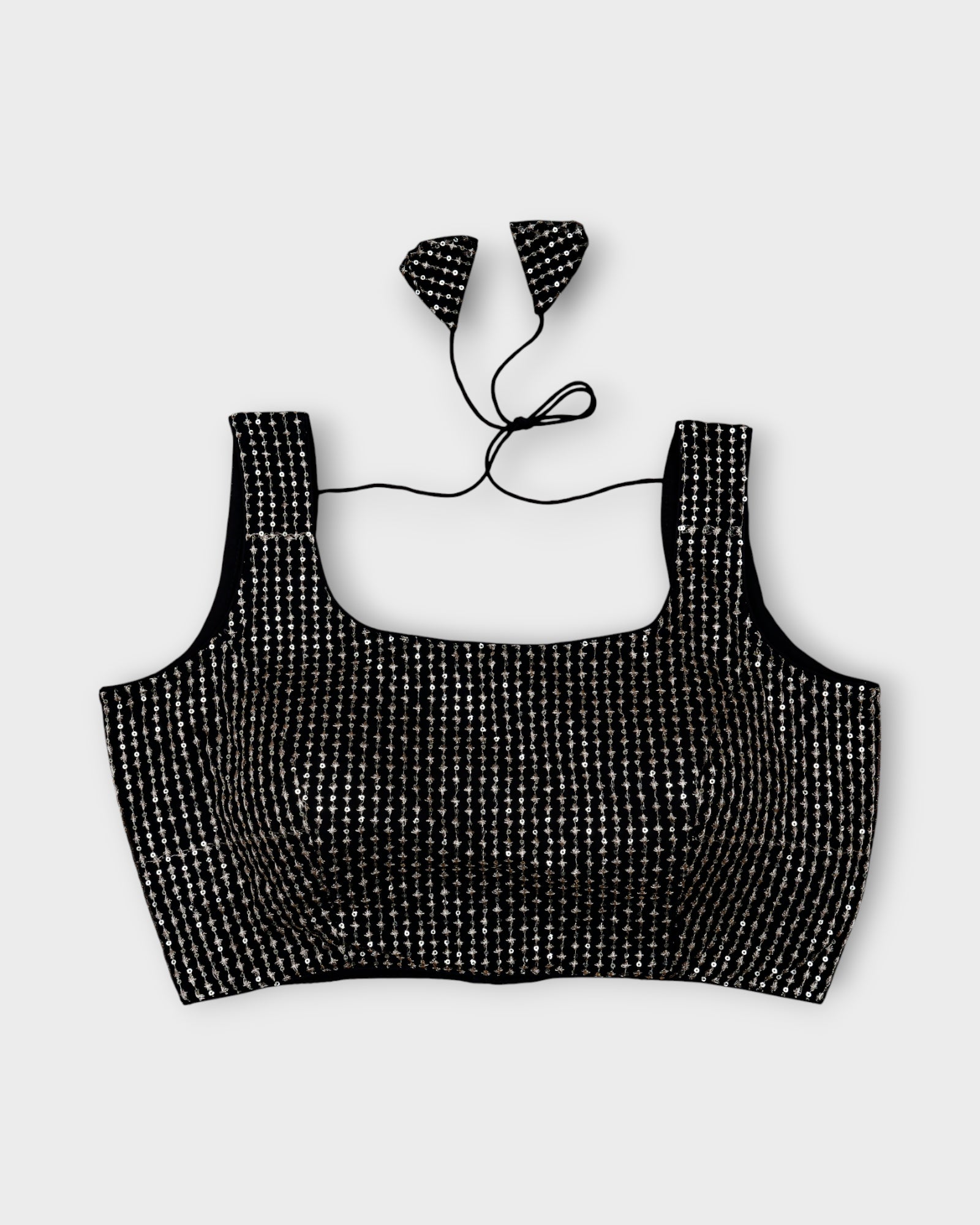 Embroidered Cotton Square Neck Readymade Blouse