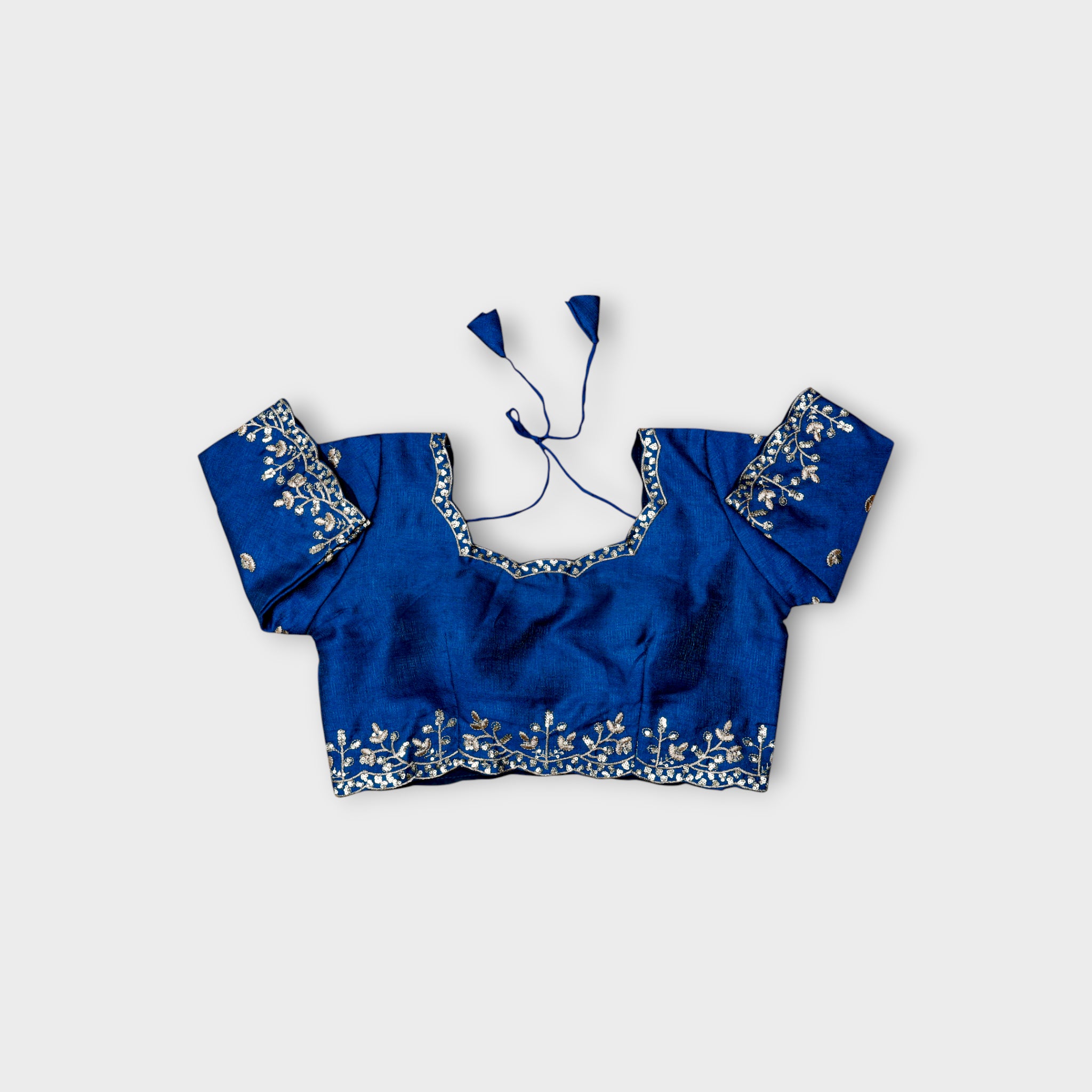 Phantom Silk Sequined Readymade Blouse