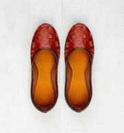 Two Tone Brown Traditional Jutti