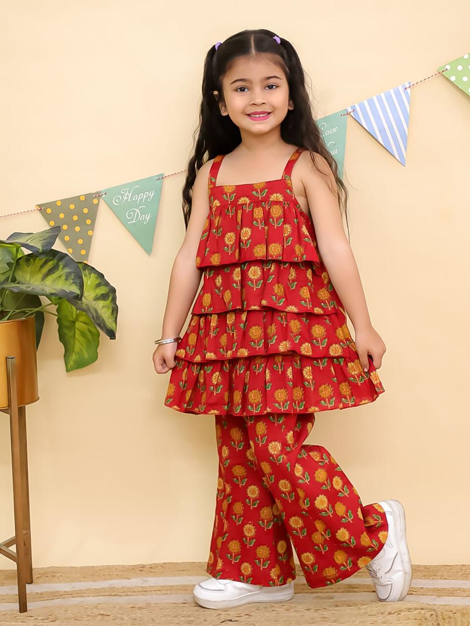 Floral Ruffle Dress