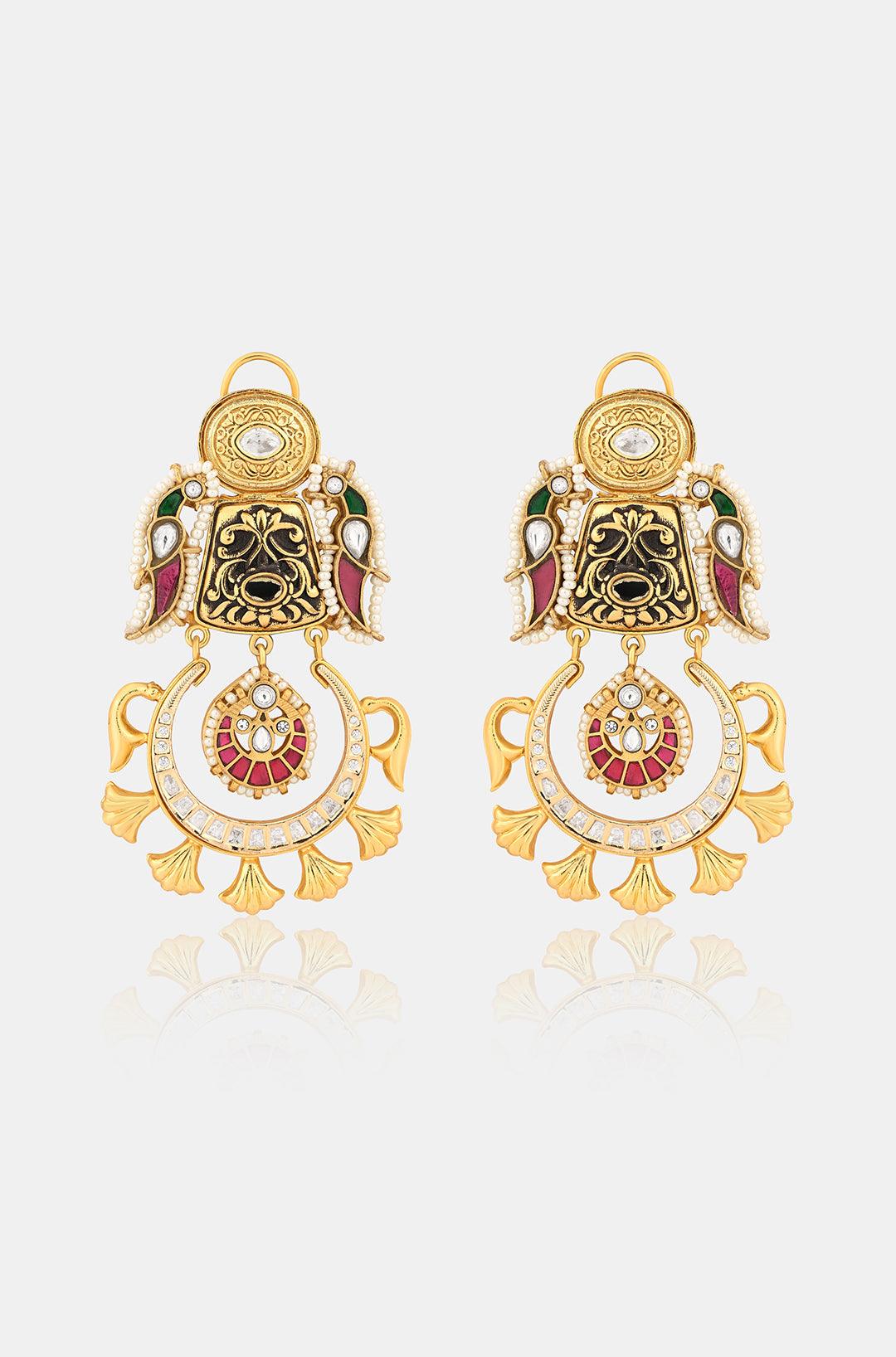 Golden Sun Bespoke Earrings - Dyulokha