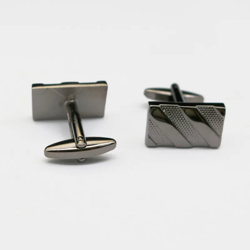 Black Cufflinks for French Shirt Style