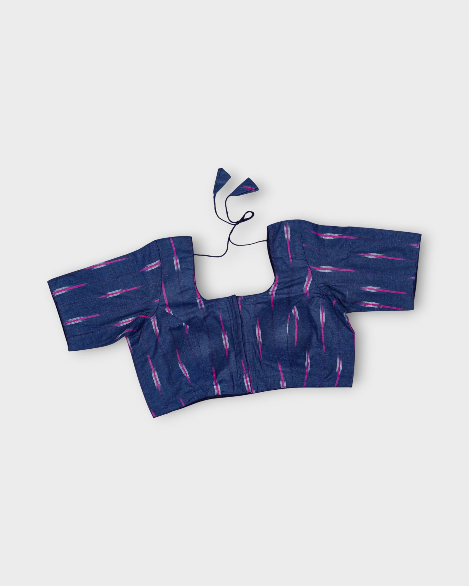 Cotton Deep Back Design Readymade Blouse