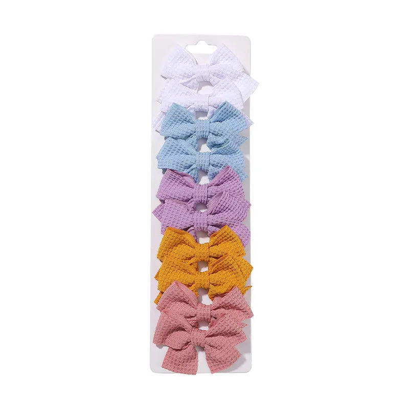 Multicolor Bow Knot Hair Clip for Girls