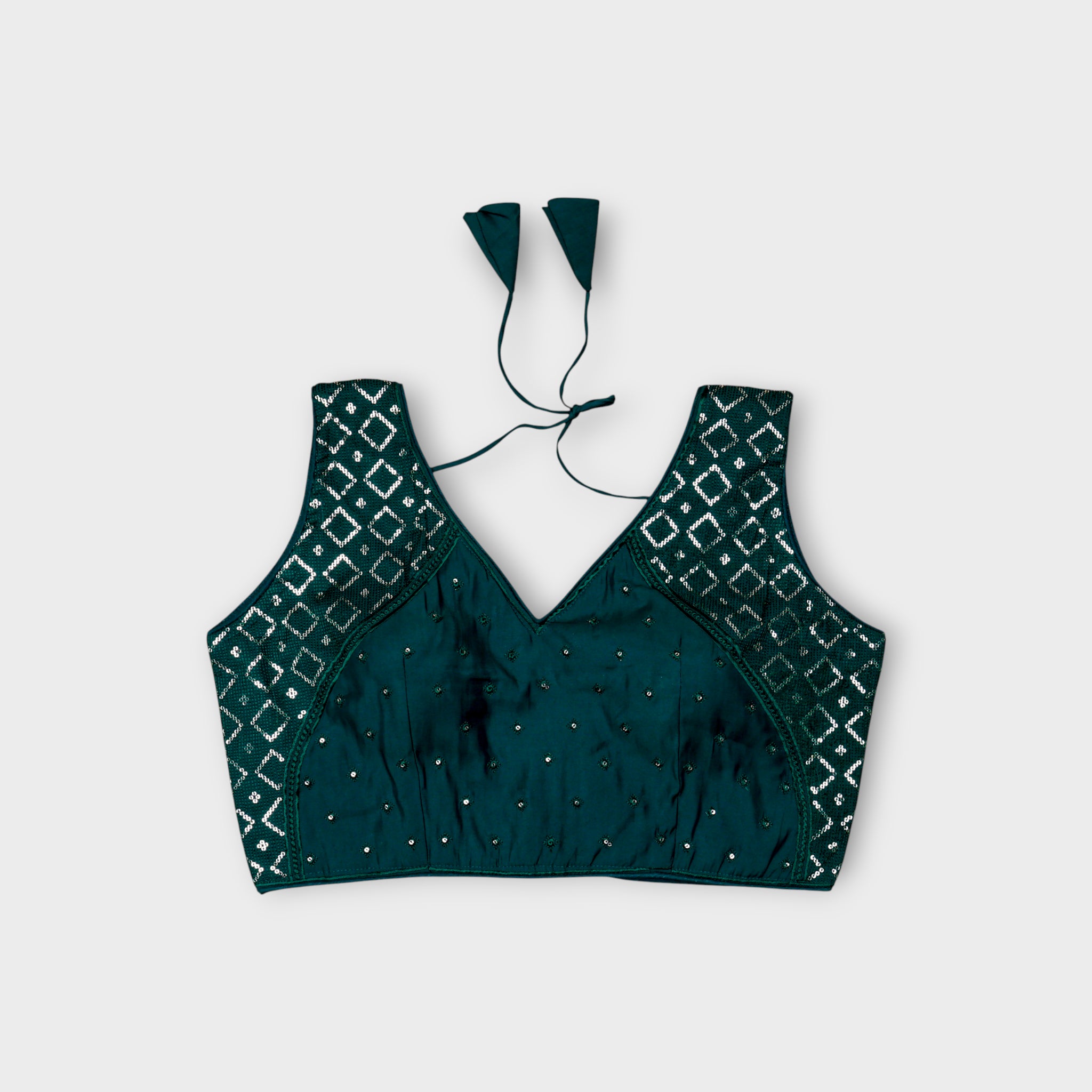 Embellished Silk Readymade Blouse