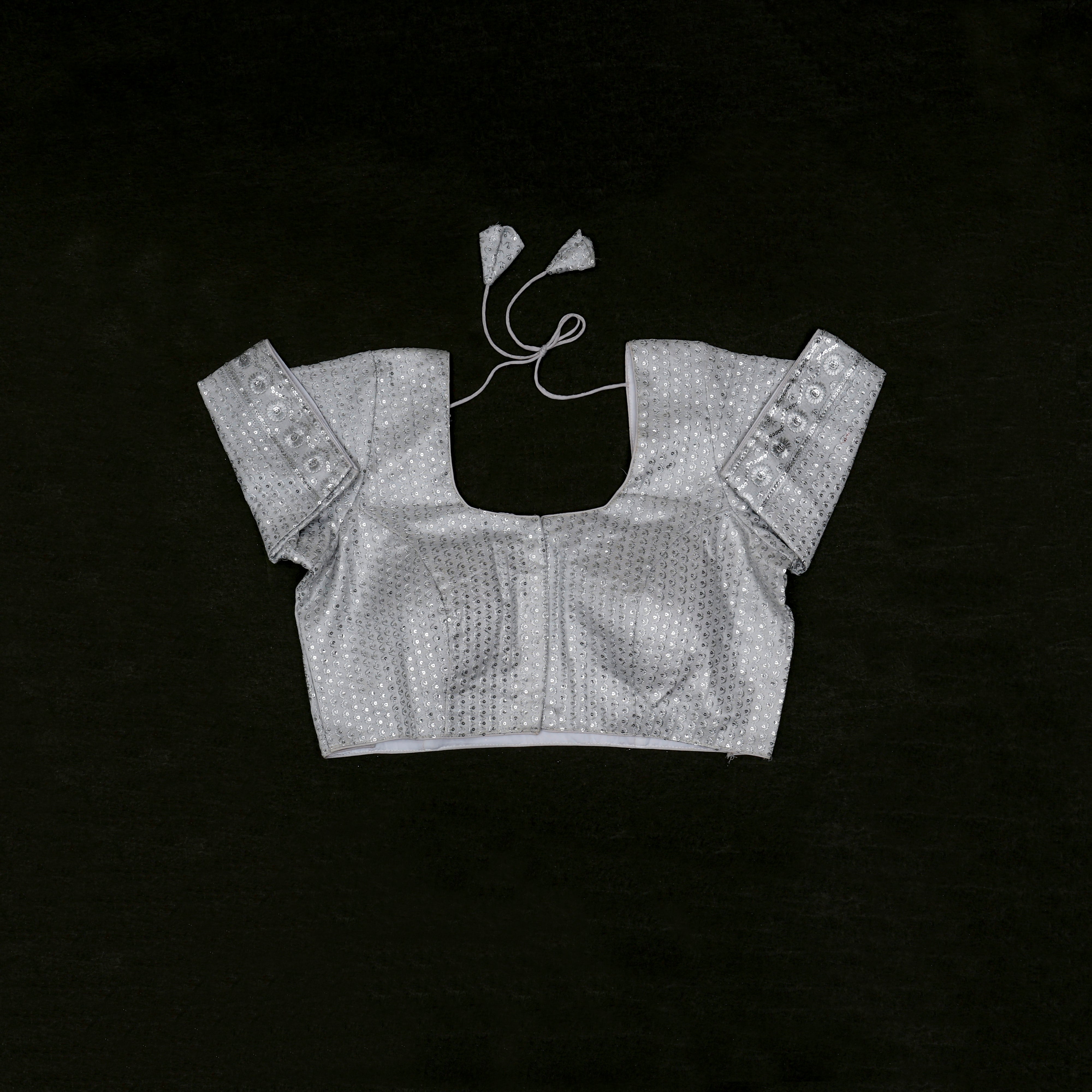 Tissue U Neck Readymade Blouse