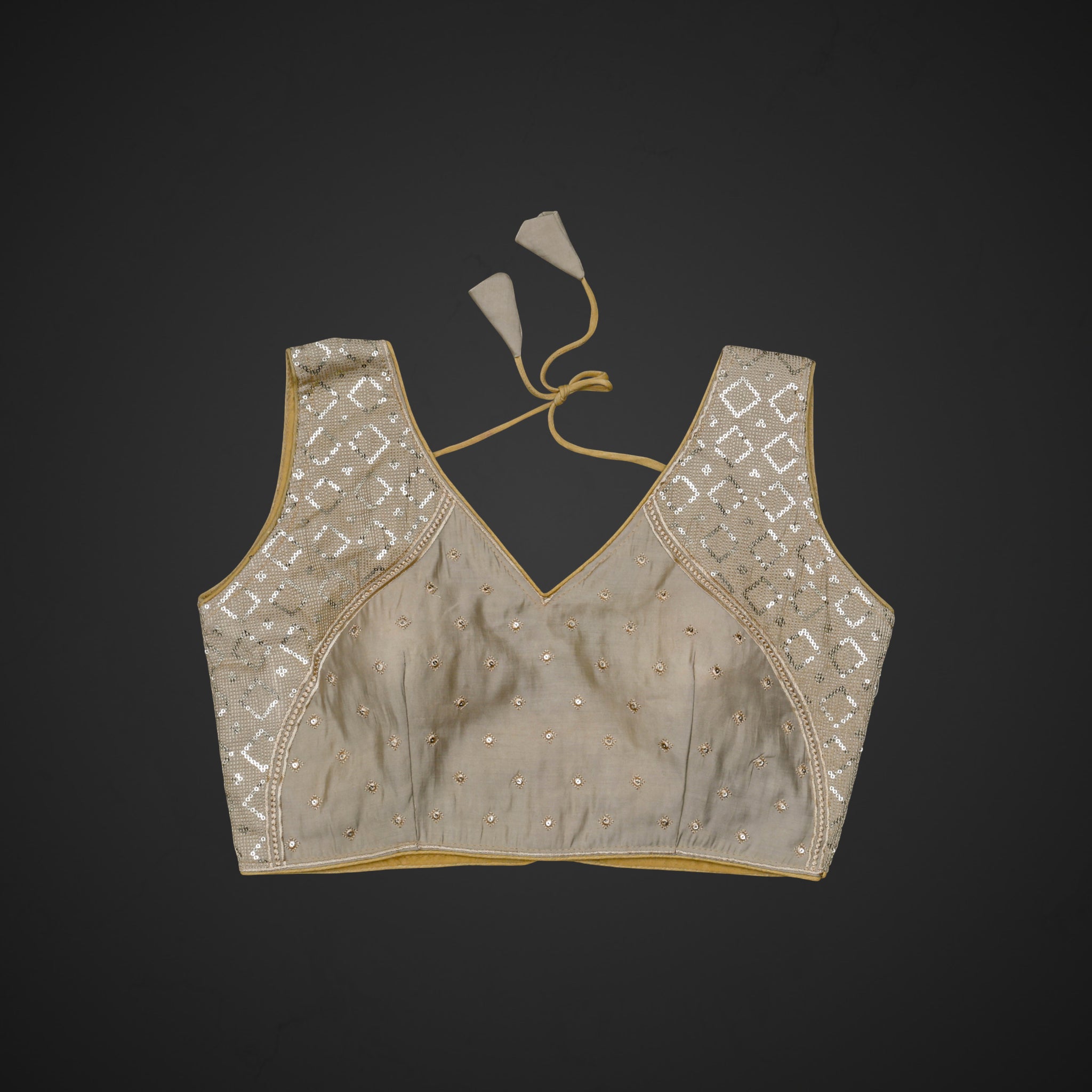 Embellished Silk Readymade Blouse