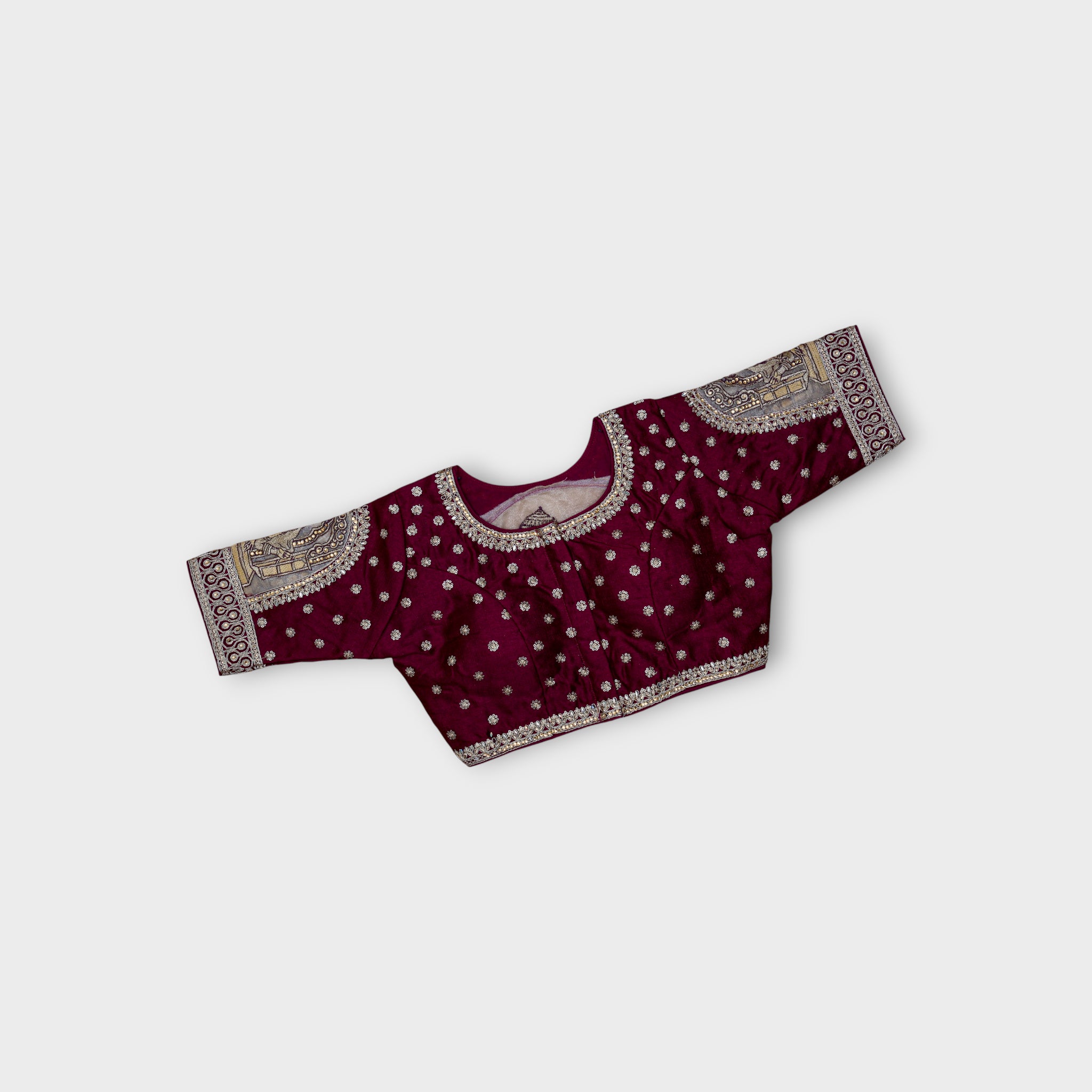 Phantom Silk U Neck Readymade Blouse