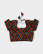 Raw Silk Modern Fit Readymade Blouse