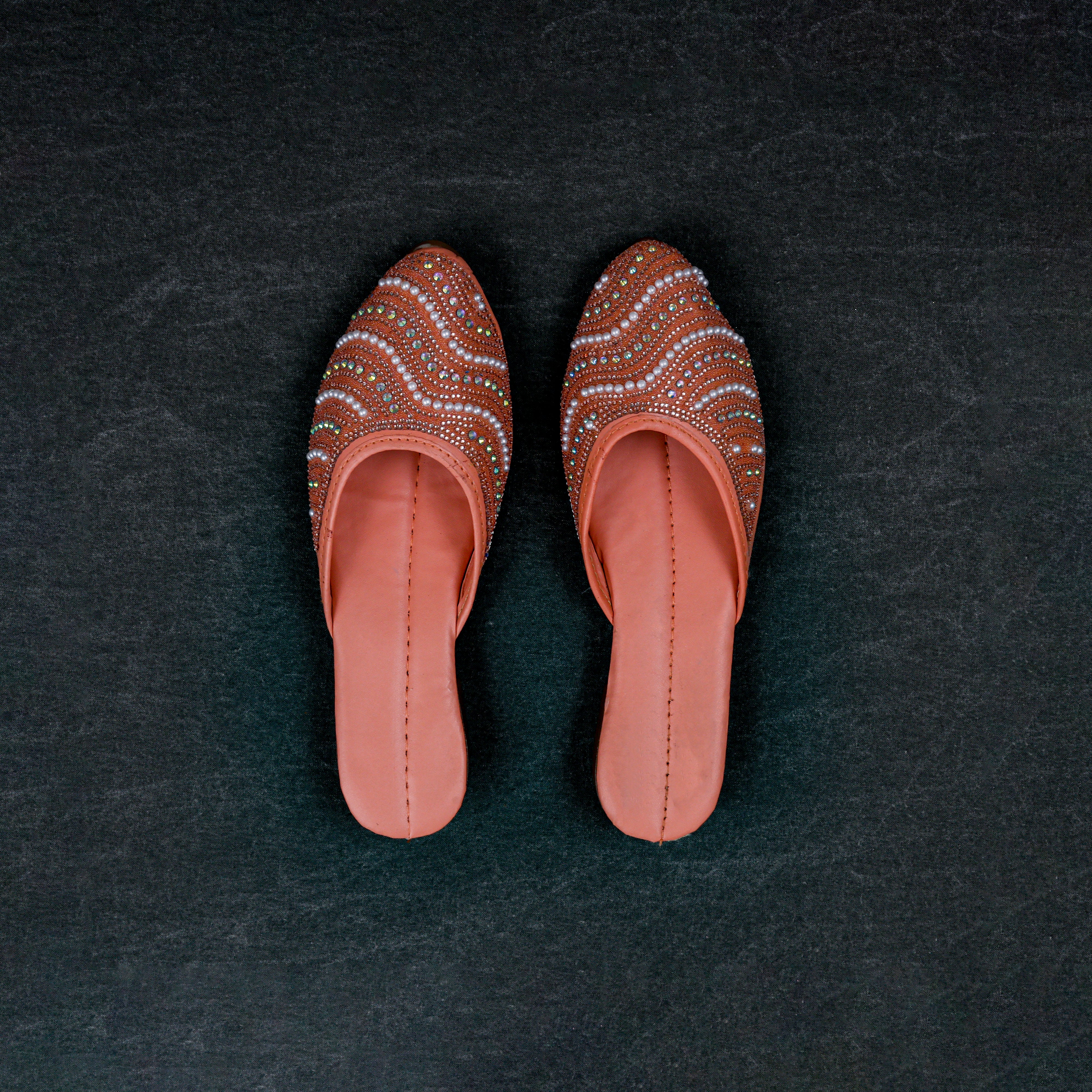 Two Tone Light Pink Artisan Mules