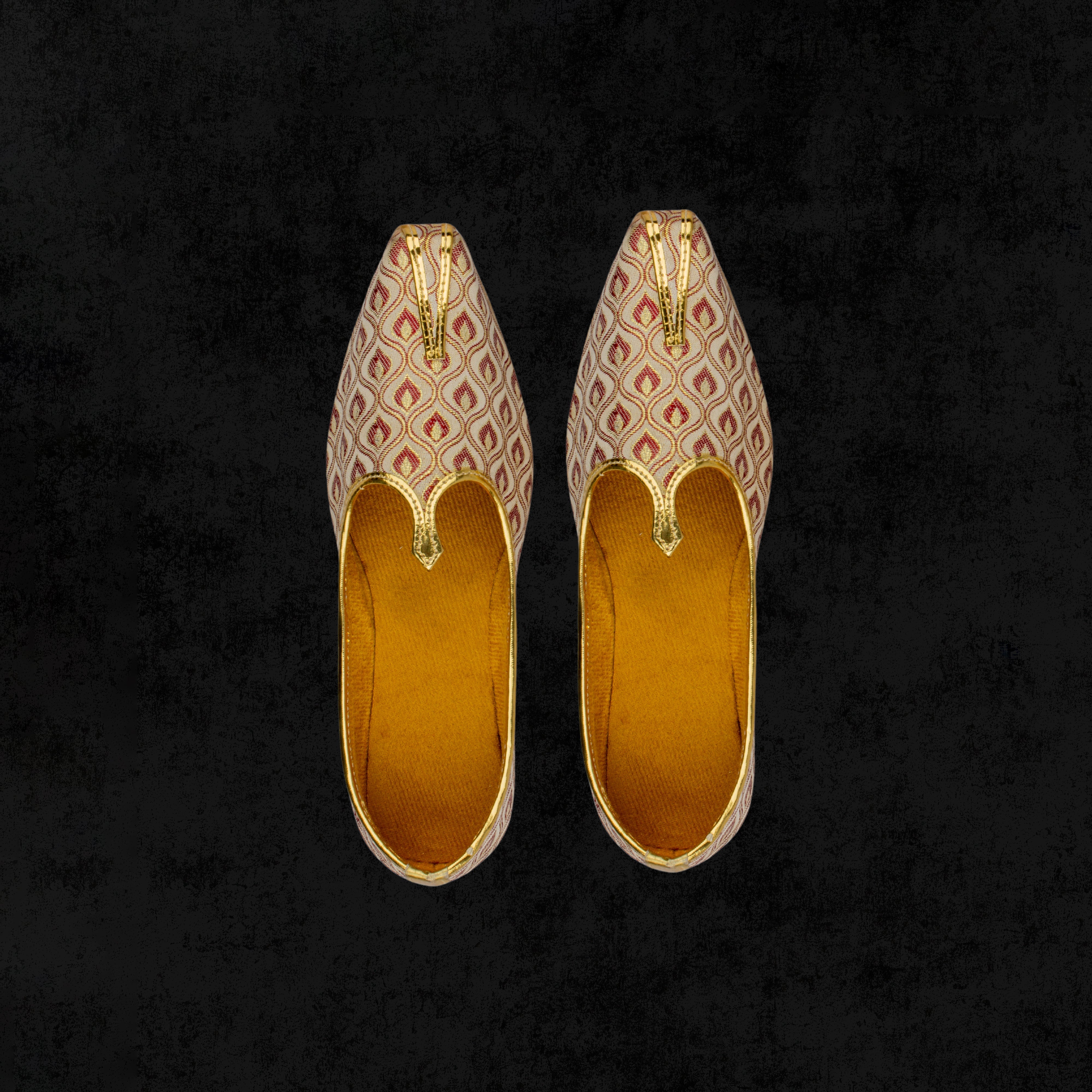 Light Grey Artisan Comfortable Mojaris