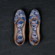 Textured Multicolor Closed Toe Jutti