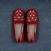 Red Velvet Almond Jutti