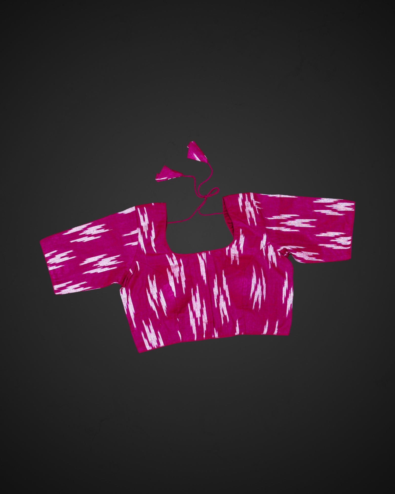 Cotton Deep Back Design Readymade Blouse