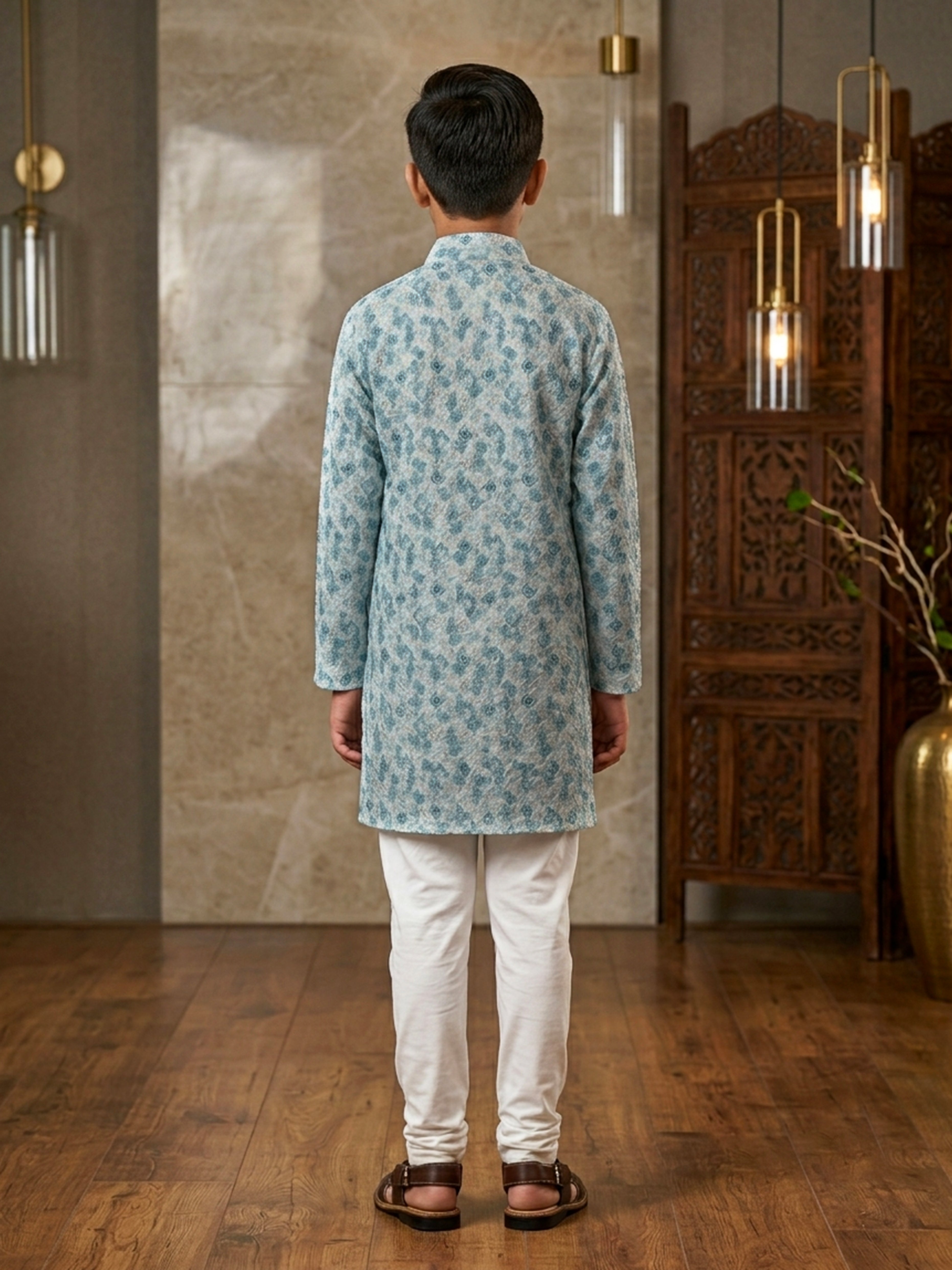 Block Print Kurta Pajama