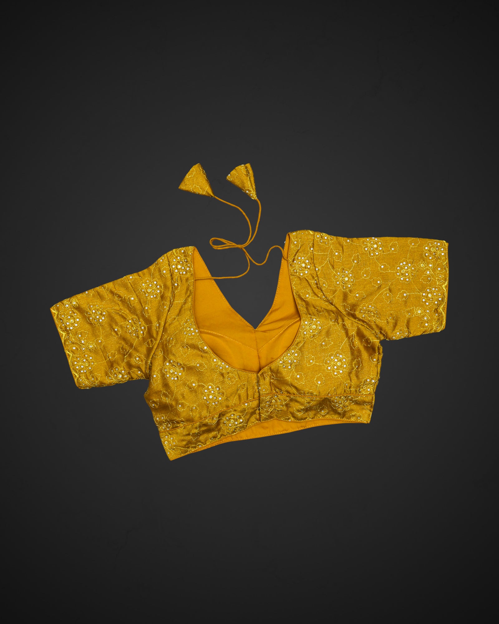 Silk Serenity Solid Color Readymade Blouse