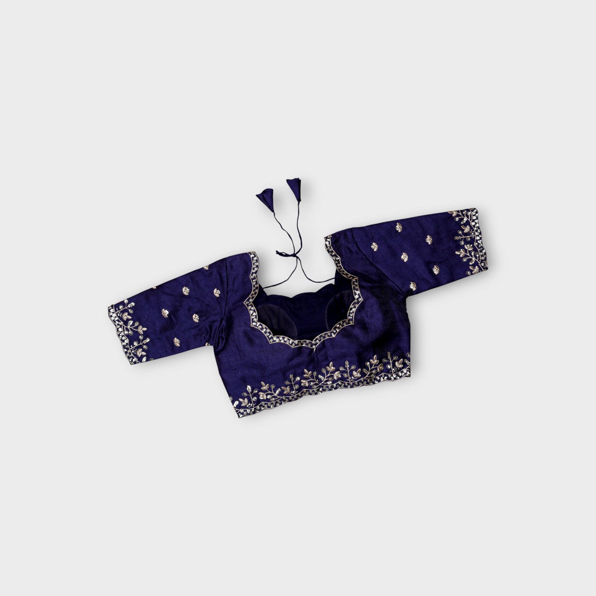 Phantom Silk Sequined Readymade Blouse