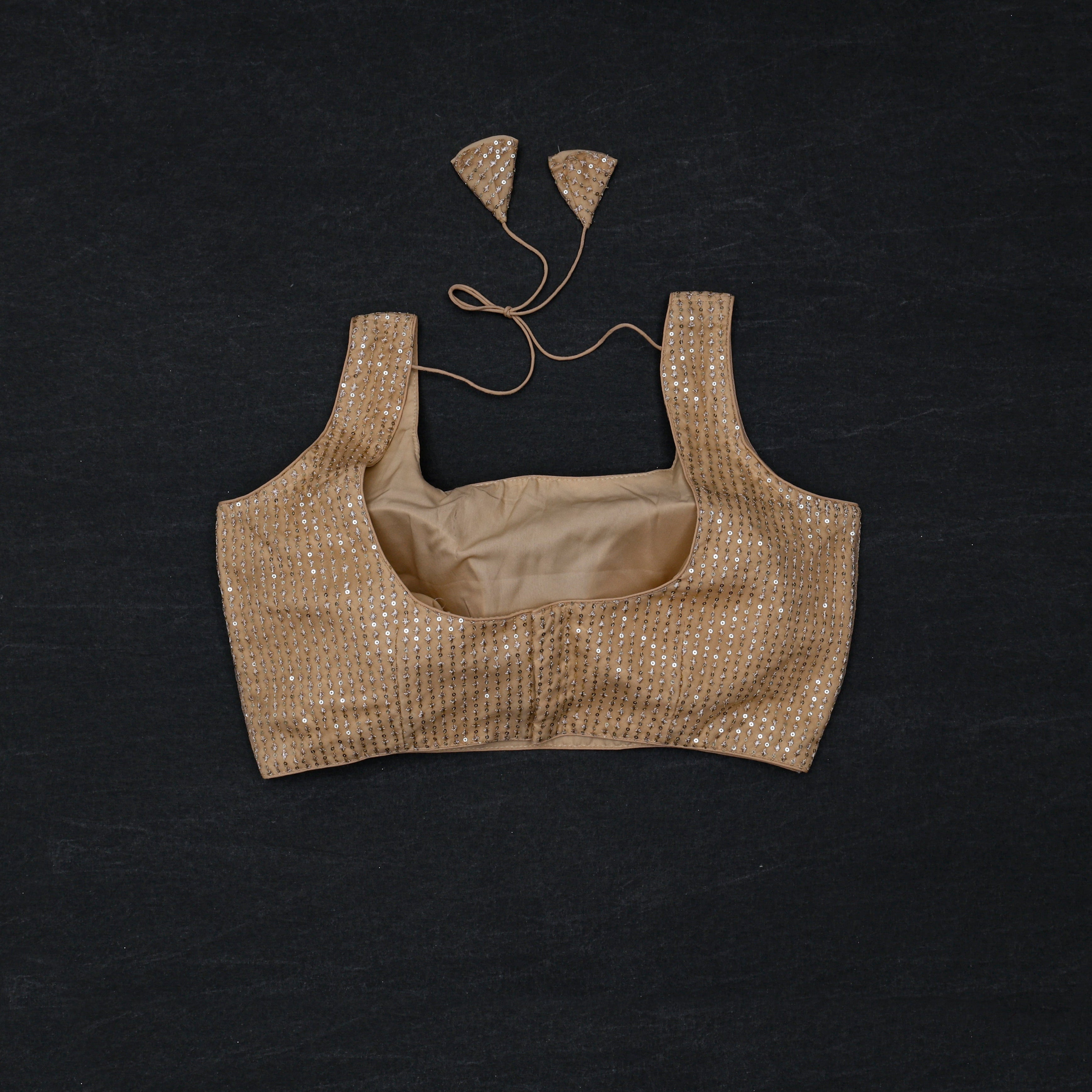 Embroidered Cotton Square Neck Readymade Blouse