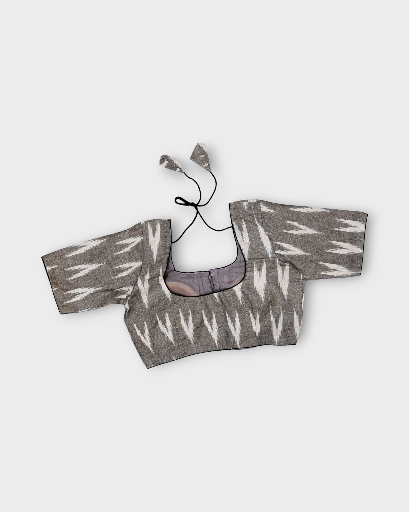 Cotton Deep Back Design Readymade Blouse