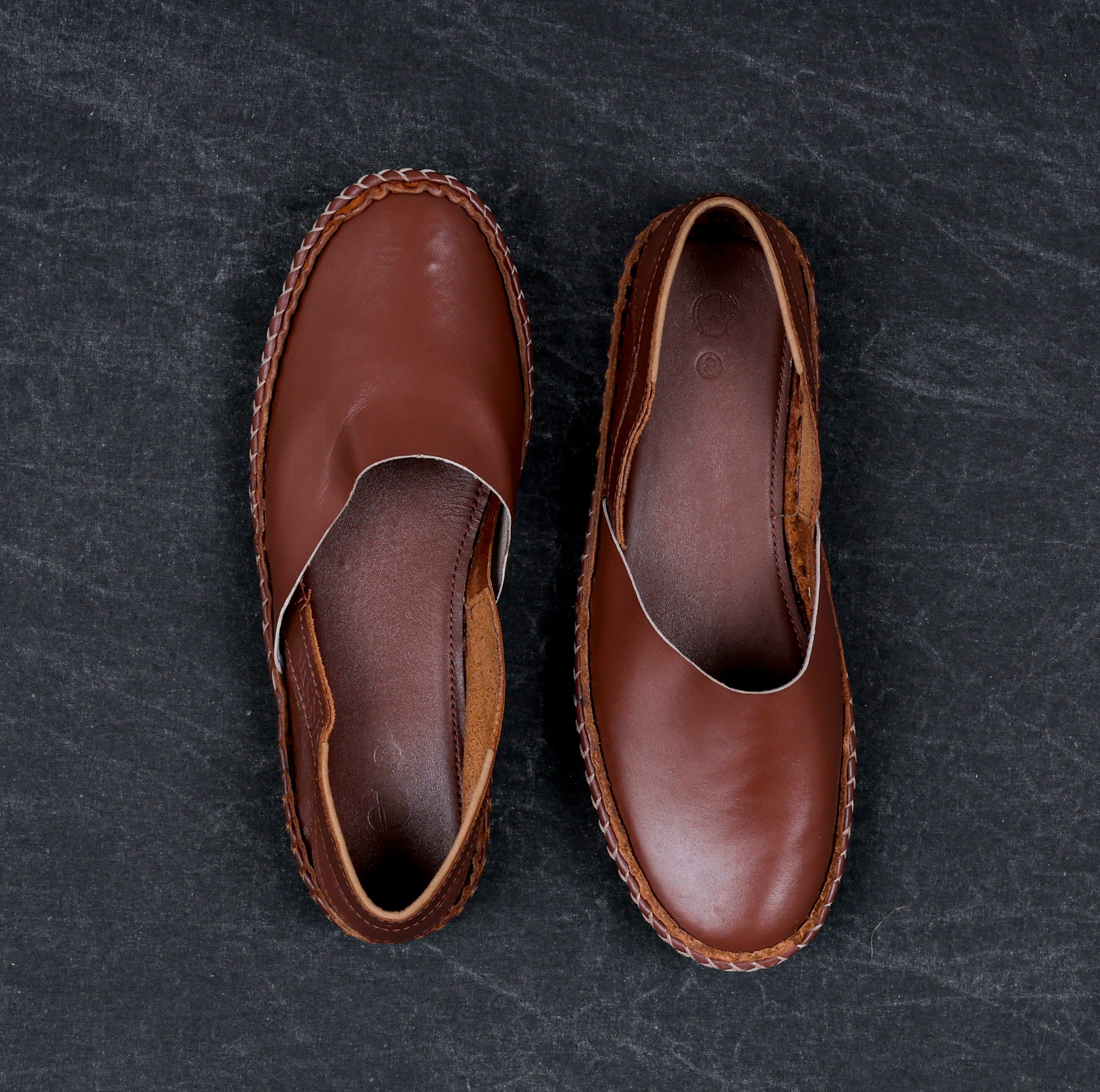 Brown Handcrafted Leather Jutti