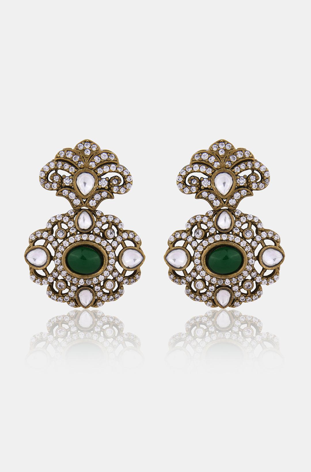 Emerald Victorian Charm Set - Dyulokha