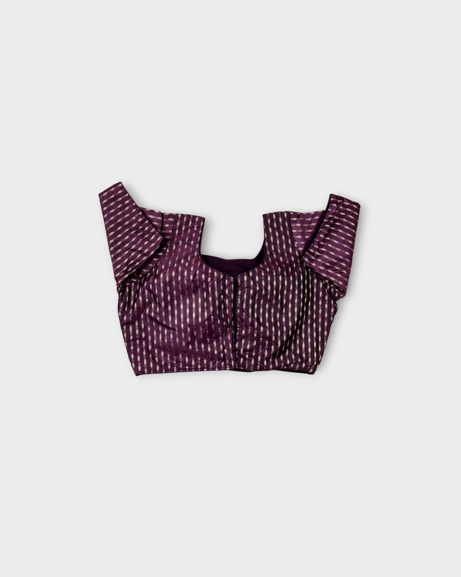 Chic Silk U Neck Blouse Tradition Meets Comfort