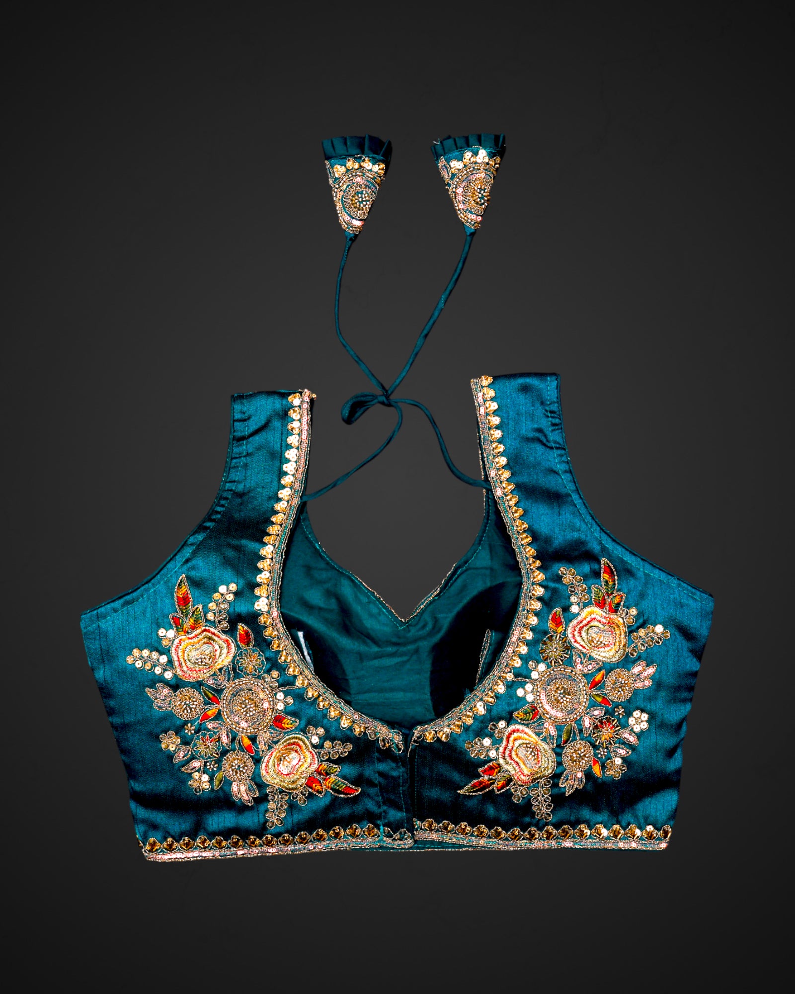 Luxe Silk Readymade Blouse